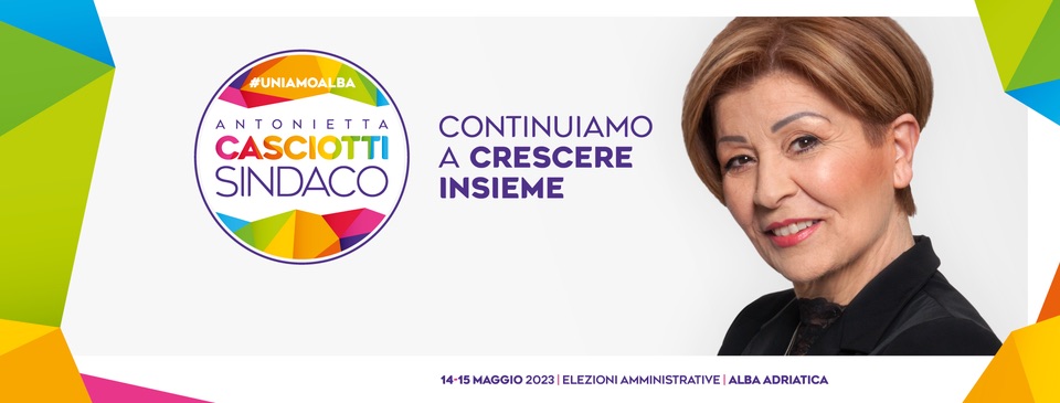 Elezioni comunali 2023. Ad Alba Adriatica resta sindaco Antonietta Casciotti