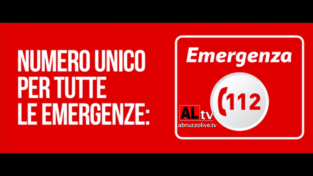 Arriva in Abruzzo il numero unico di emergenza 112
