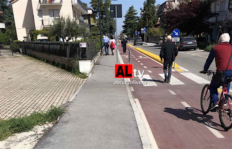 'La pista ciclabile di Via del Mare a Lanciano non poteva essere collaudata perché non conforme al Codice della Strada'