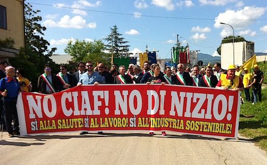Ciaf, Di Nizio e discarica Rocca: appello dei sindaci alla Regione. Incontro il 17 luglio ad Atessa