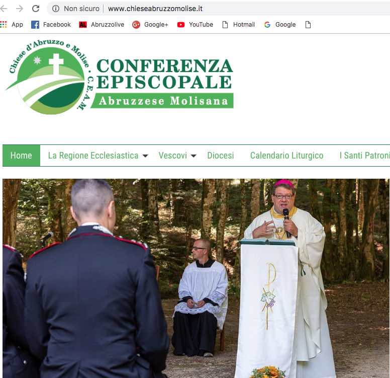 Ecco 'Chiese d'Abruzzo e Molise', nuovo sito internet della Ceam