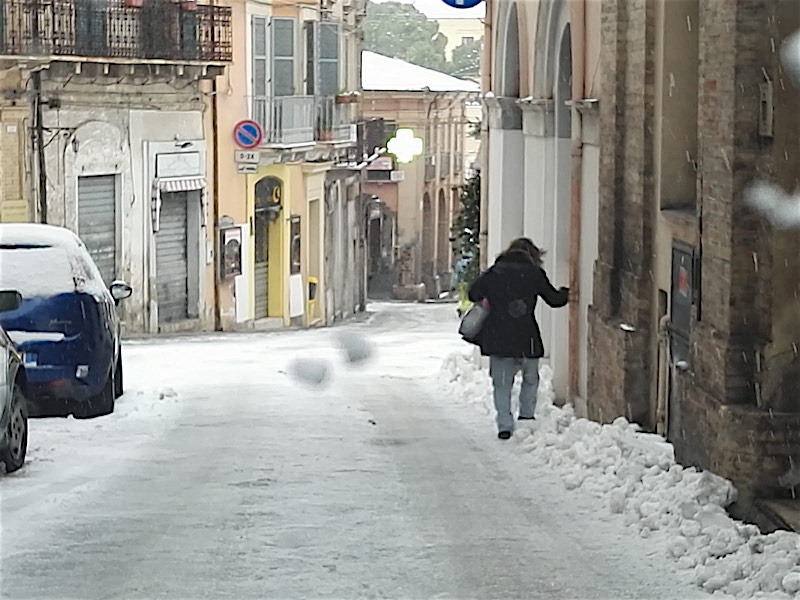 Neve e gelo in Abruzzo. Domani scuole chiuse a Lanciano