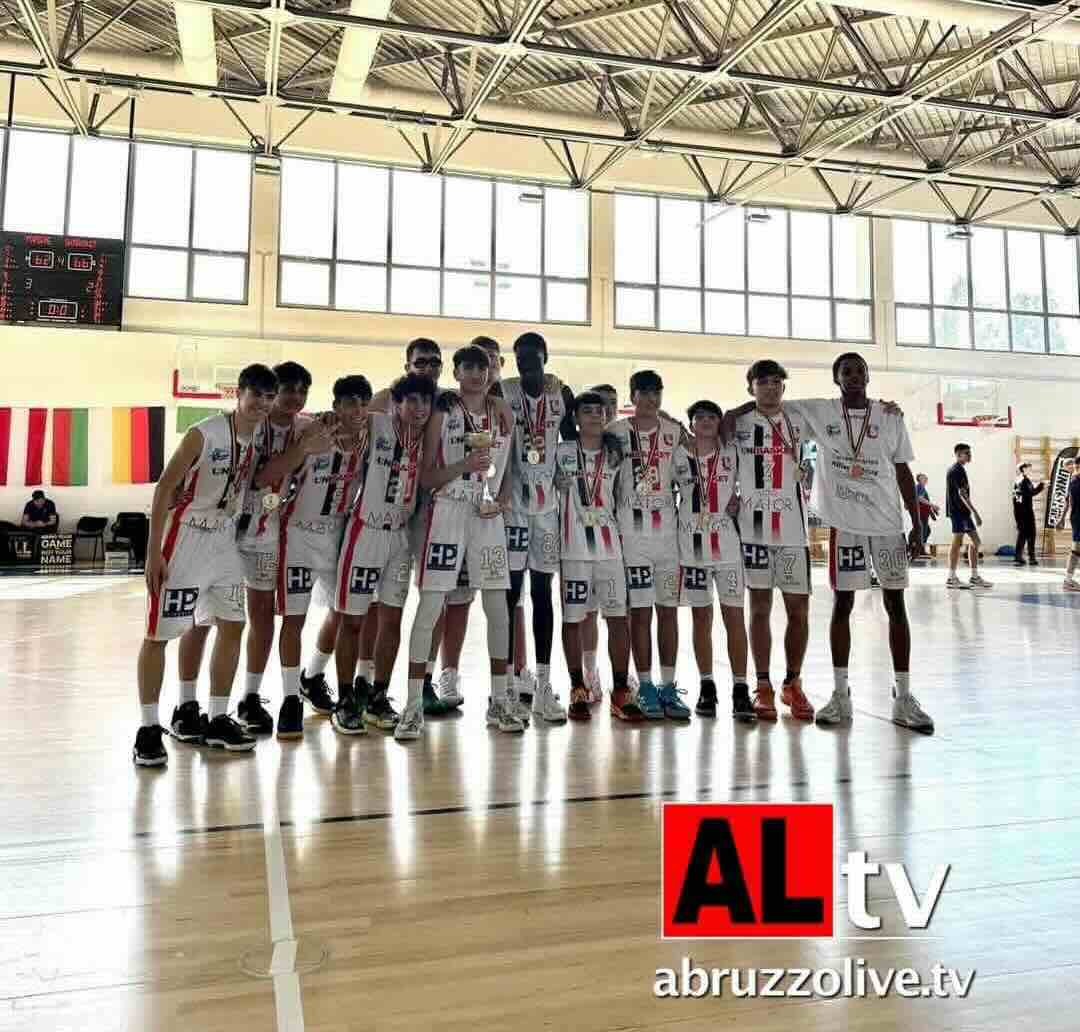 L'Unibasket Lanciano Under 15 vince la European Youth Basketball League