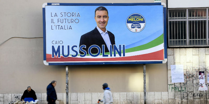 Elezioni europee. Mussolini, pronipote del duce: 'L'Anpi vuole vietarmi comizio in teatro ad Atessa'