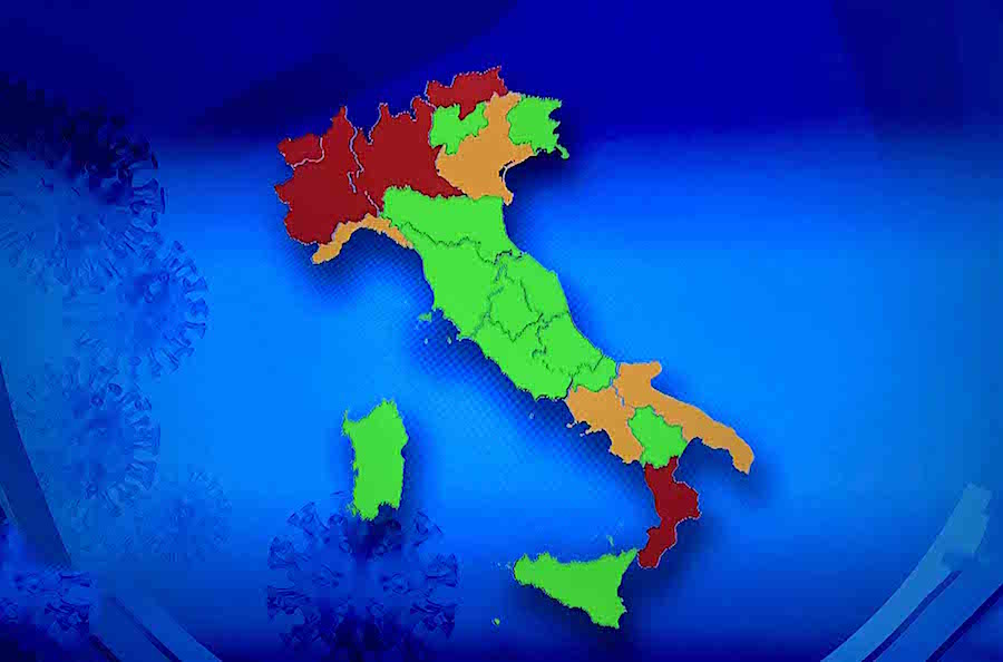 Coronavirus. Nel nuovo Dpcm l'Italia... tricolore. L'Abruzzo resta verde... Le restrizioni