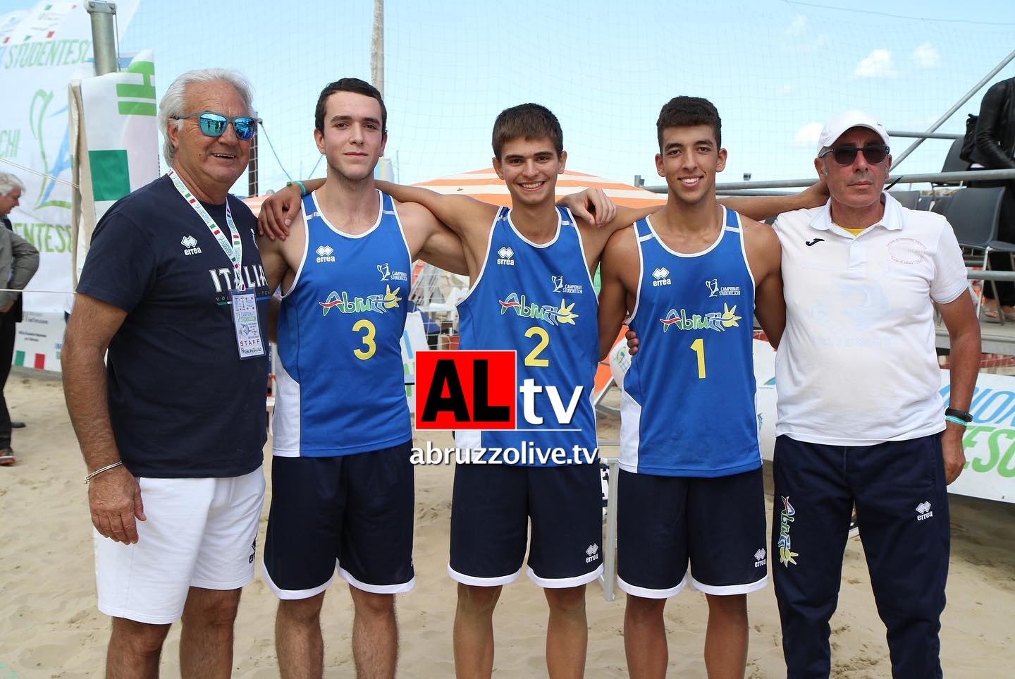 A Roseto l'Abruzzo trionfa ai Campionati nazionali studenteschi del beach volley maschile e va ai Mondiali