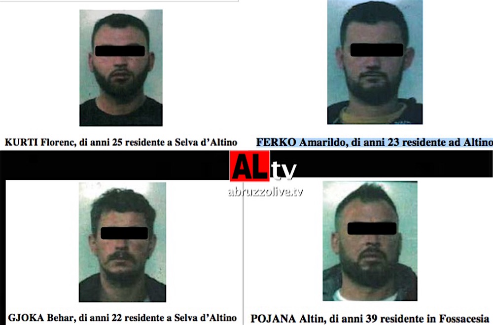 Lanciano. Sparatoria tra albanesi: arresti per tentato omicidio. Grave 26enne