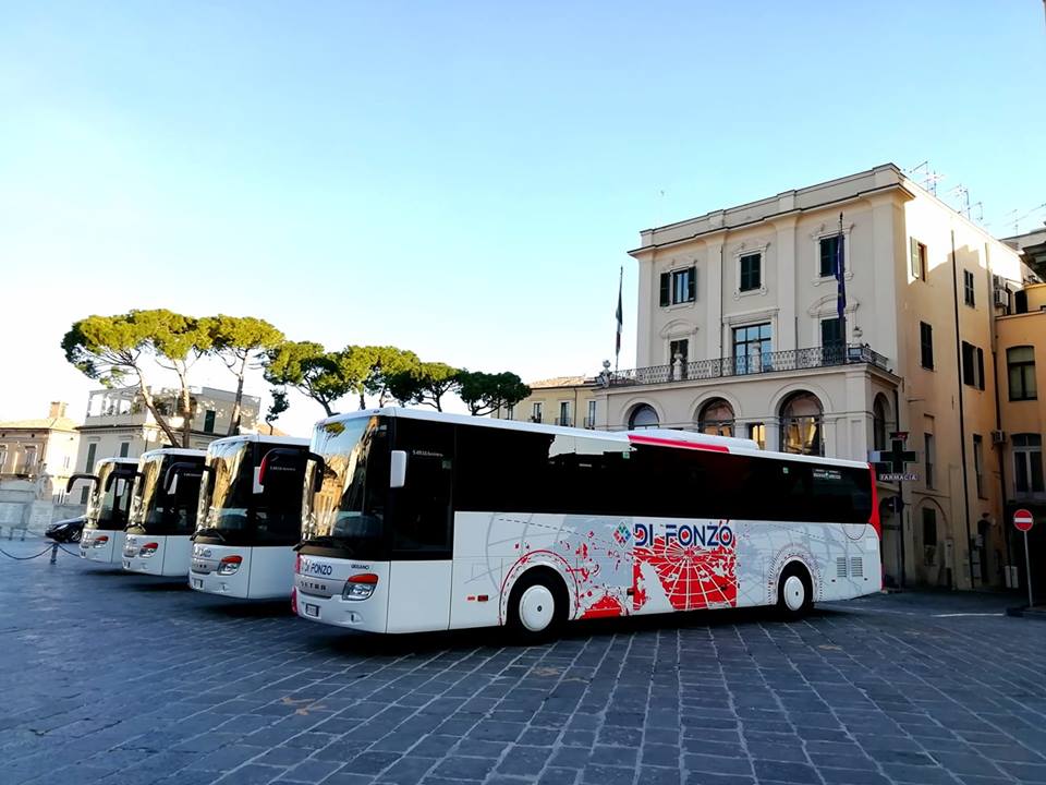Le autolinee Di Fonzo presentano a Lanciano sedici nuovi bus. 'Moderni, sicuri ed ecologici'