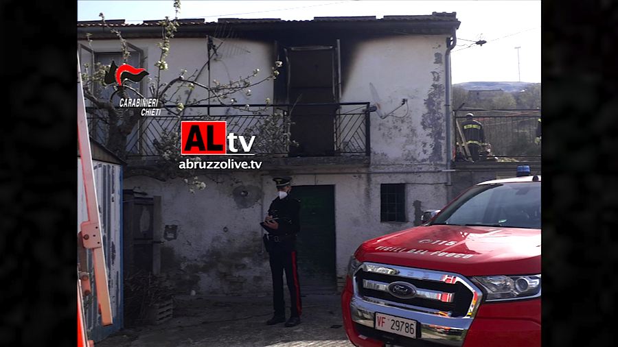 Incendio abitazione a Schiavi d'Abruzzo: anziana muore tra fumo e fiamme