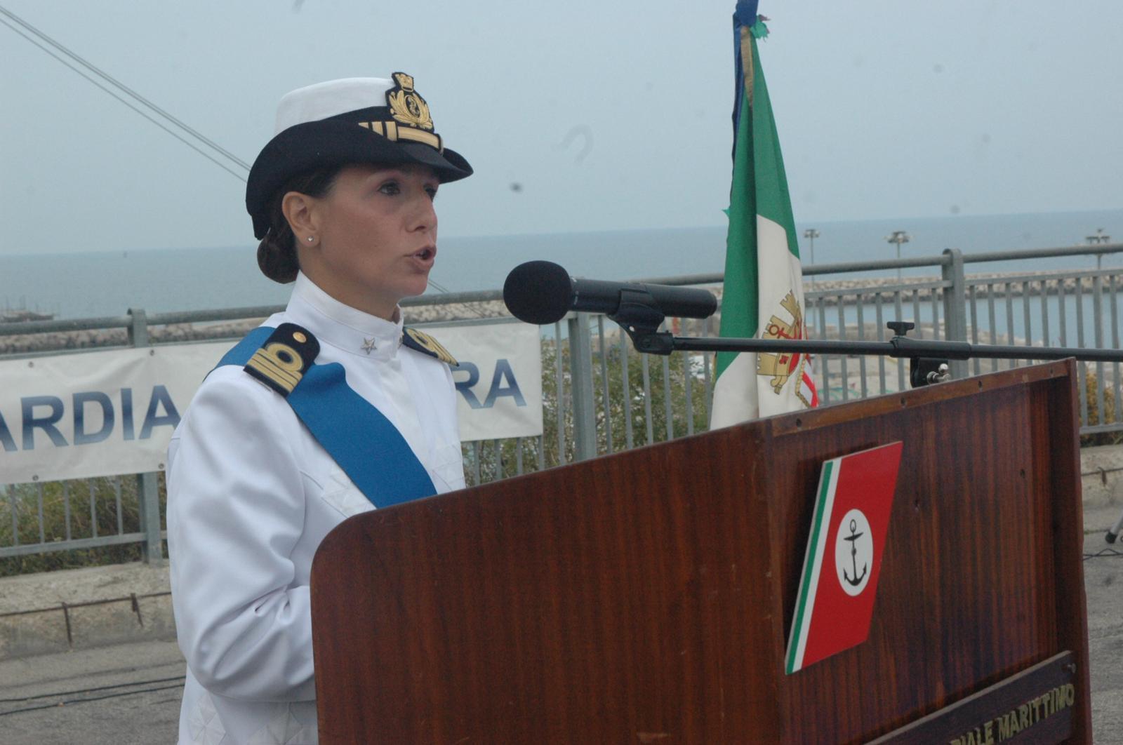 Nuovo comandante alla Guardia costiera di Vasto: per la prima volta è donna