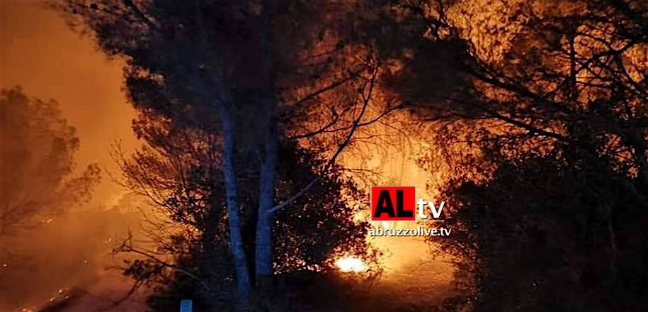 Incendio tra Quadri e Pizzoferrato: bruciano decine di ettari di macchia mediterranea. Indagini dei carabinieri