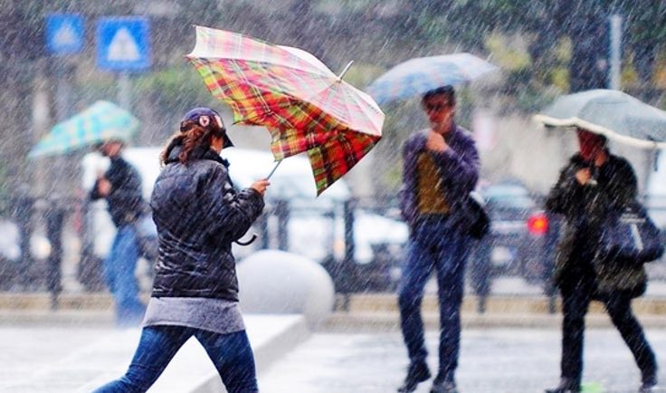 Abruzzo. Tornano piogge e vento forte. Avviso della Protezione civile