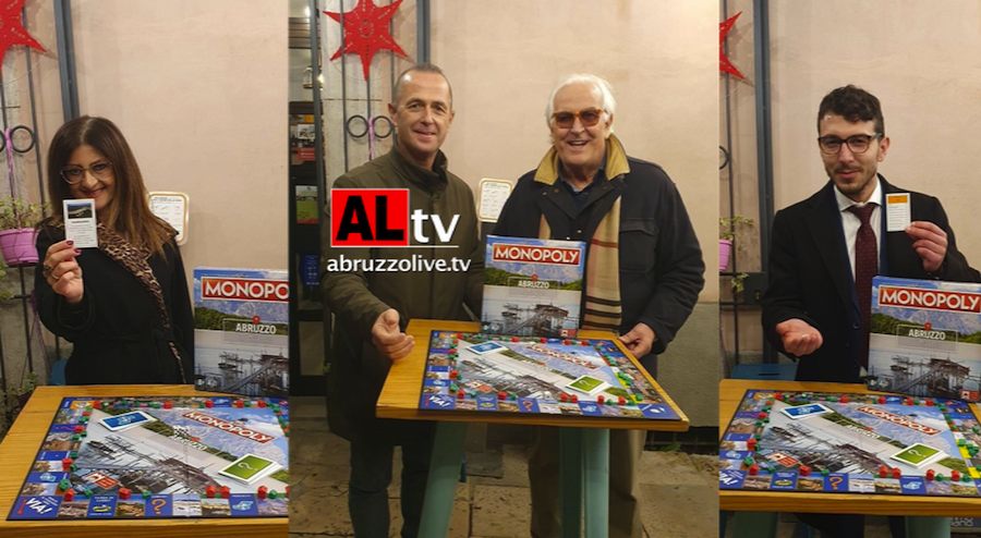 Il gioco del Monopoly con i borghi più belli dell'Abruzzo e del  Molise