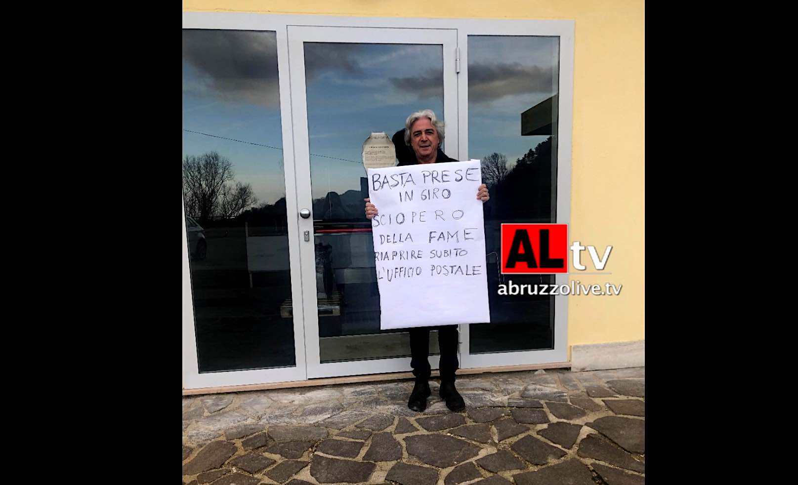 Poste chiuse da tre mesi a Pizzoferrato: sindaco in sciopero della fame