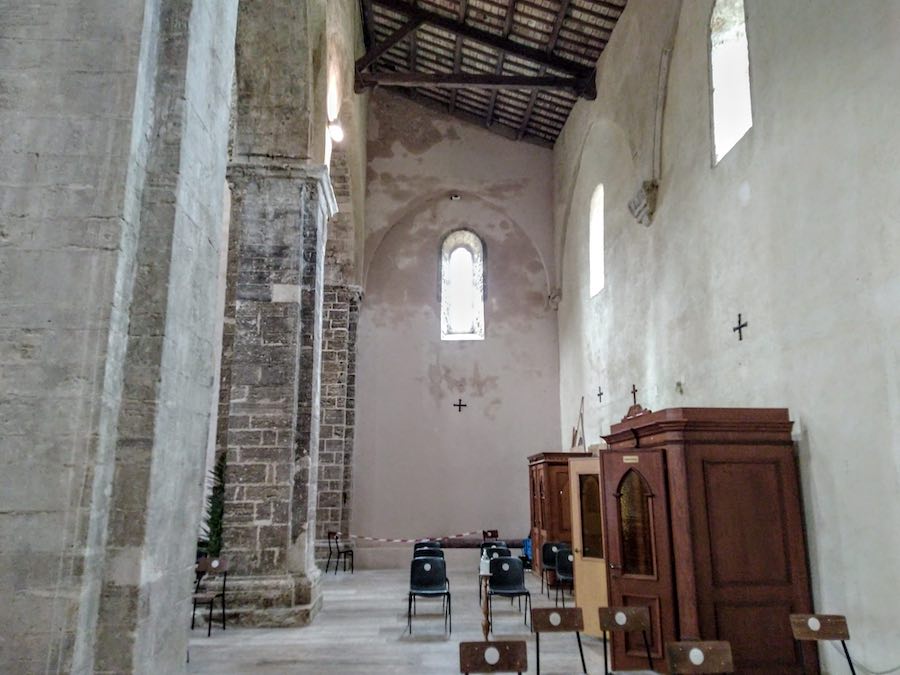 Fossacesia. Nuove infiltrazioni d'acqua nell'abbazia di San Giovanni in Venere