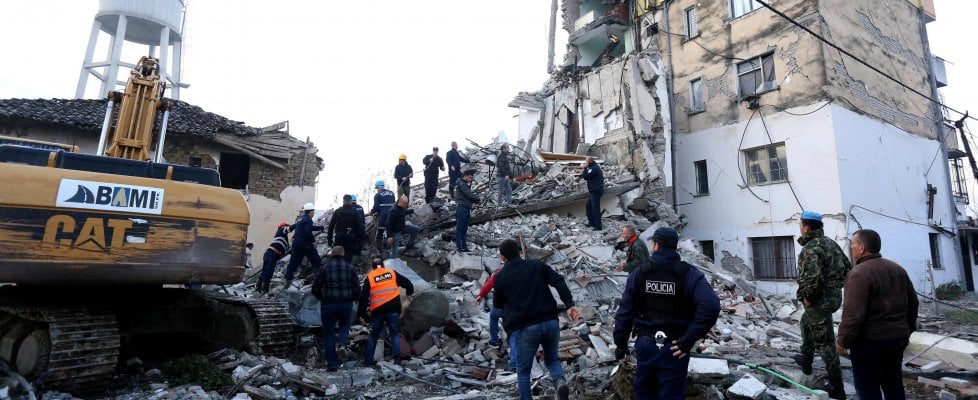 Terremoto in Albania avvertito anche in Abruzzo. Che realizzerà tendopoli
