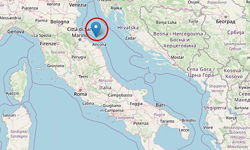 Forte scossa di terremoto al largo delle Marche. Sisma avvertito anche in Abruzzo. Stop ai treni sulla linea Adriatica 