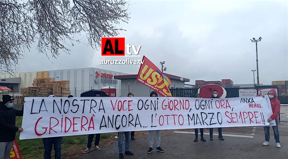 8 marzo. Sciopero in fabbriche Val di Sangro contro la violenza e per la sicurezza sul lavoro