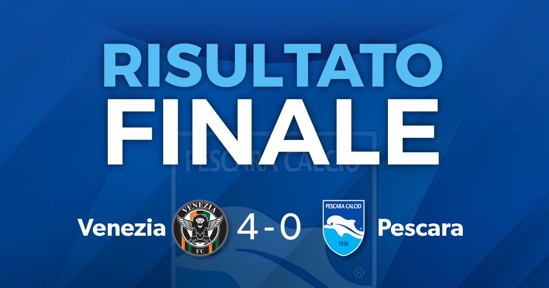 Calcio. Il Pescara affonda in laguna: finisce 4-0 a Venezia
